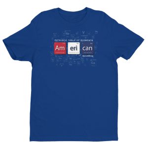 Patriotic Table of Elements Short Sleeve T-shirt